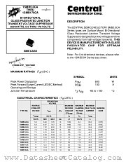 1SMB43CA datasheet pdf Central Semiconductor
