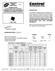 1SMC64CA datasheet pdf Central Semiconductor