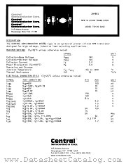 2N4863 datasheet pdf Central Semiconductor