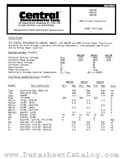 2N6307 datasheet pdf Central Semiconductor