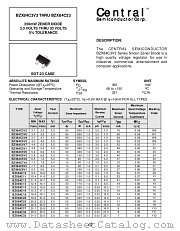 BZX84C7V5 datasheet pdf Central Semiconductor