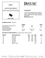 CBAS17 datasheet pdf Central Semiconductor