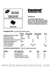 CBR1U-D020S datasheet pdf Central Semiconductor