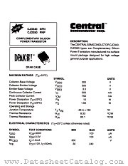 CJD340 datasheet pdf Central Semiconductor