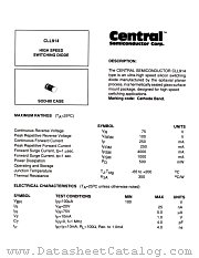 CLL914 datasheet pdf Central Semiconductor