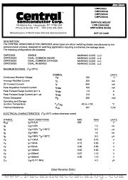 CMPD3003A datasheet pdf Central Semiconductor