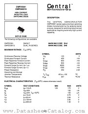 CMPD5001S datasheet pdf Central Semiconductor