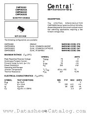 CMPD6263 datasheet pdf Central Semiconductor