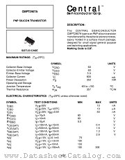 CMPT2907A datasheet pdf Central Semiconductor
