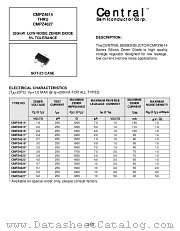 CMPZ4627 datasheet pdf Central Semiconductor