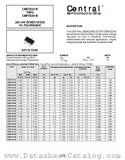CMPZ5237B datasheet pdf Central Semiconductor