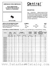 CMPZDA4V7 datasheet pdf Central Semiconductor