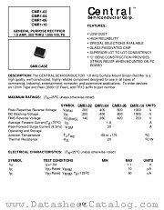 CMR1-04 datasheet pdf Central Semiconductor