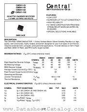 CMSH1-40 datasheet pdf Central Semiconductor