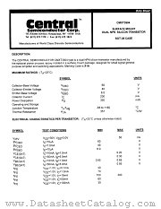 CMXT3904 datasheet pdf Central Semiconductor