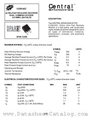 CUD6-02C datasheet pdf Central Semiconductor