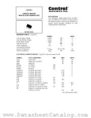 CXT5551 datasheet pdf Central Semiconductor
