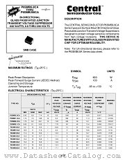 P6SMB36CA datasheet pdf Central Semiconductor