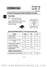 9410A datasheet pdf Chino-Excel Technology