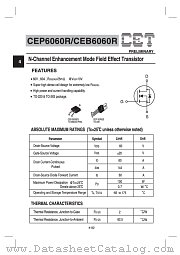 CEP6060R datasheet pdf Chino-Excel Technology