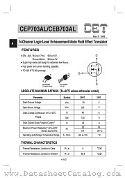 CEP703AL datasheet pdf Chino-Excel Technology