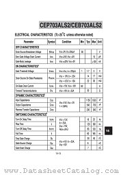 CEP703ALS2 datasheet pdf Chino-Excel Technology