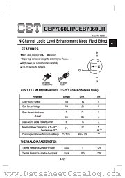 CEB7060LR datasheet pdf Chino-Excel Technology