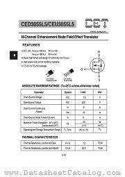 CED3055L5 datasheet pdf Chino-Excel Technology