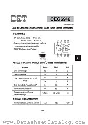 CEG6946 datasheet pdf Chino-Excel Technology