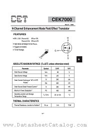 CEK7000 datasheet pdf Chino-Excel Technology