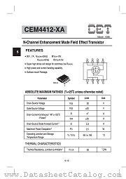 CEM4412-XA datasheet pdf Chino-Excel Technology