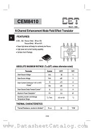 CEM8410 datasheet pdf Chino-Excel Technology