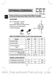 CEP4050AL datasheet pdf Chino-Excel Technology