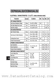 CEB603ALS2 datasheet pdf Chino-Excel Technology