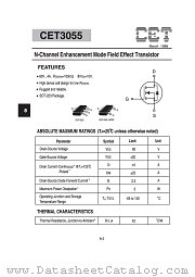 CET3055 datasheet pdf Chino-Excel Technology