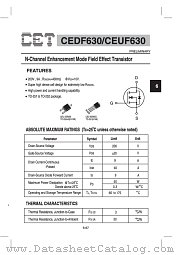 CEDF630 datasheet pdf Chino-Excel Technology