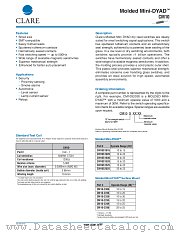 CM10 datasheet pdf Clare Inc