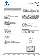 CPC1230NTR datasheet pdf Clare Inc