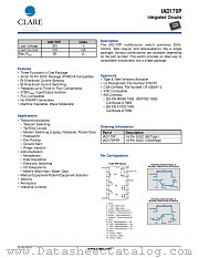 IAD170PTR datasheet pdf Clare Inc