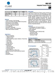 IBB110P datasheet pdf Clare Inc