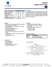 ITC117P datasheet pdf Clare Inc