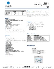 LAA120P datasheet pdf Clare Inc