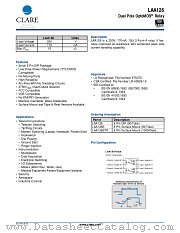 LAA126 datasheet pdf Clare Inc