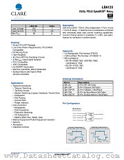 LBA120PTR datasheet pdf Clare Inc