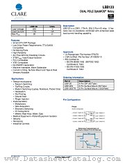 LBB120 datasheet pdf Clare Inc