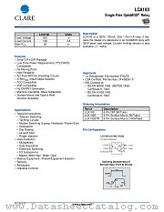 LCA100STR datasheet pdf Clare Inc