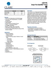 LCA110L datasheet pdf Clare Inc