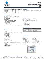 LCA126S datasheet pdf Clare Inc