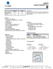 LCA710S datasheet pdf Clare Inc