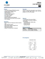 LOC210 datasheet pdf Clare Inc